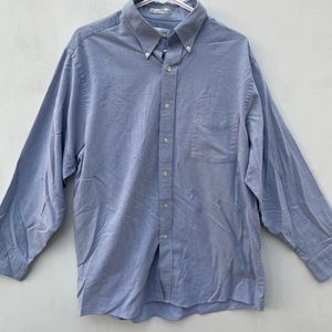 Van Heusen 17/32-33 Button Down Wrinkle-Free Oxford